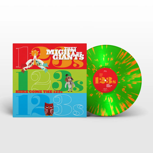THEY MIGHT BE GIANTS - HERE COME THE 123s - NEON GREEN & ORANGE SPLATTER 180g VINYL LP