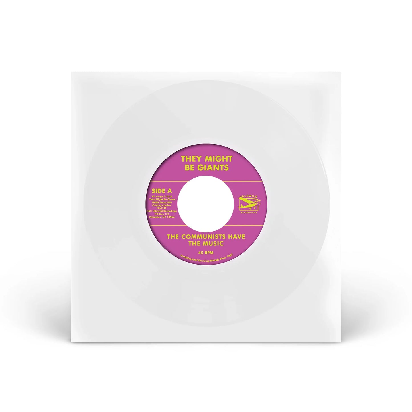 THEY MIGHT BE GIANTS - THE COMMUNISTS HAVE THE MUSIC - 7" 45rpm VINYL SINGLE