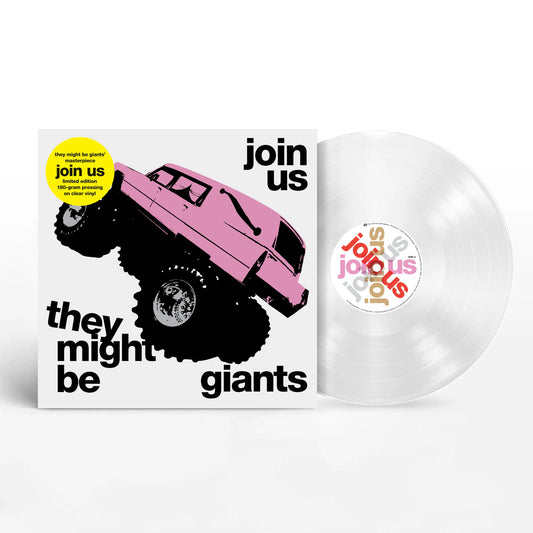 THEY MIGHT BE GIANTS - JOIN US - CRYSTAL CLEAR 180g VINYL LP