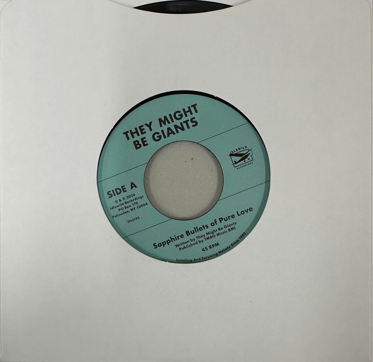 THEY MIGHT BE GIANTS - stelluB/ Sapphire Bullets Of Pure Love - 7" VINYL