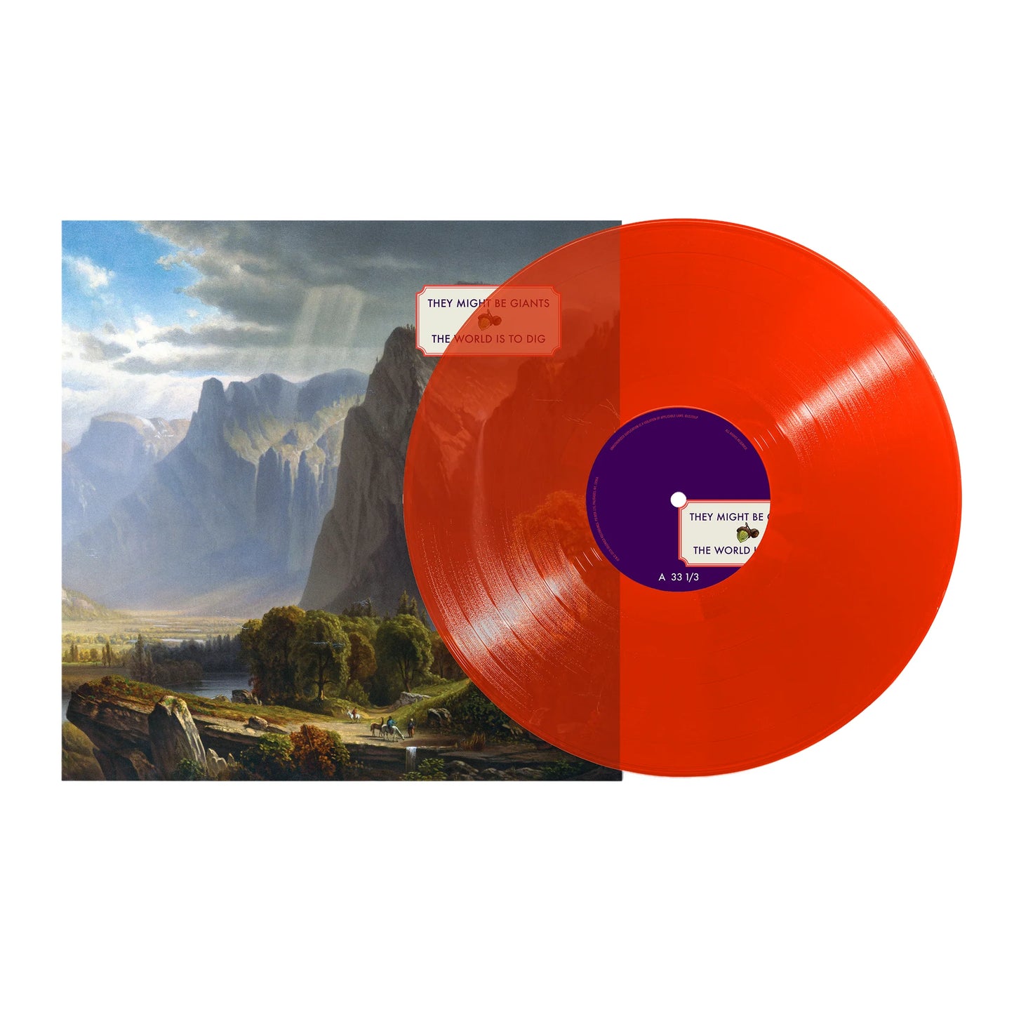 THEY MIGHT BE GIANTS - THE WORLD IS TO DIG - 180g TRANSLUCENT RED VINYL LP